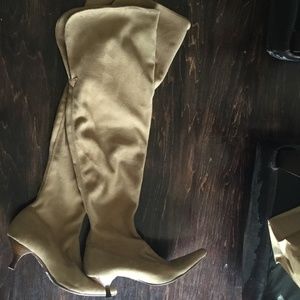 Vintage Vegan suede over the knee boots